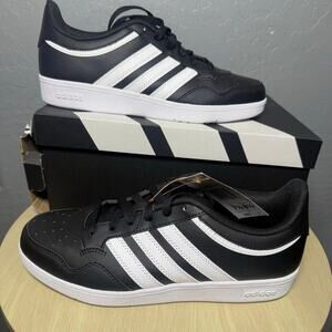 Adidas Hoops 4.0, Black/White, Unisex US MEN 7.5 - WMN 8.5